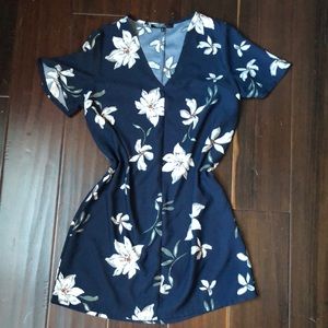 Dynamite Floral T-Shirt Dress